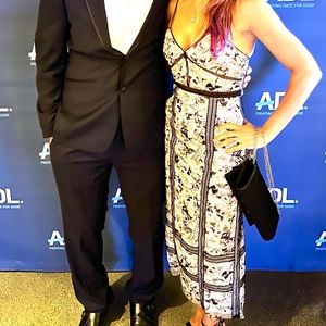 Constellation dress in pink